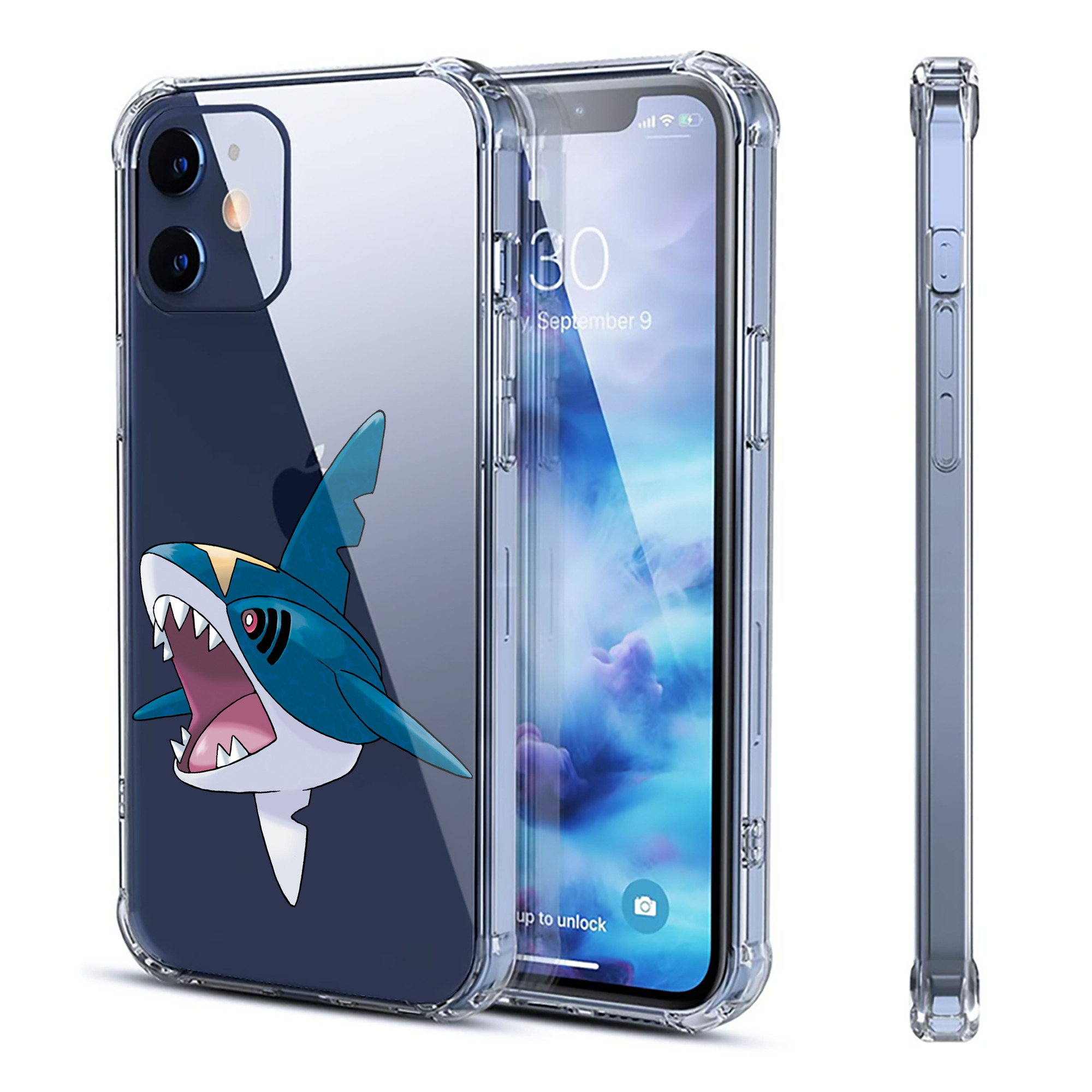 （画像用） ポケットモンスター Pokémon 【iPhone 12シリーズ対応】透明スマホケース（クリアソフトケース）